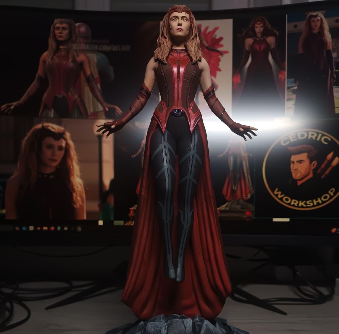 Figurine Scarlet Witch Fan Art - Marvel