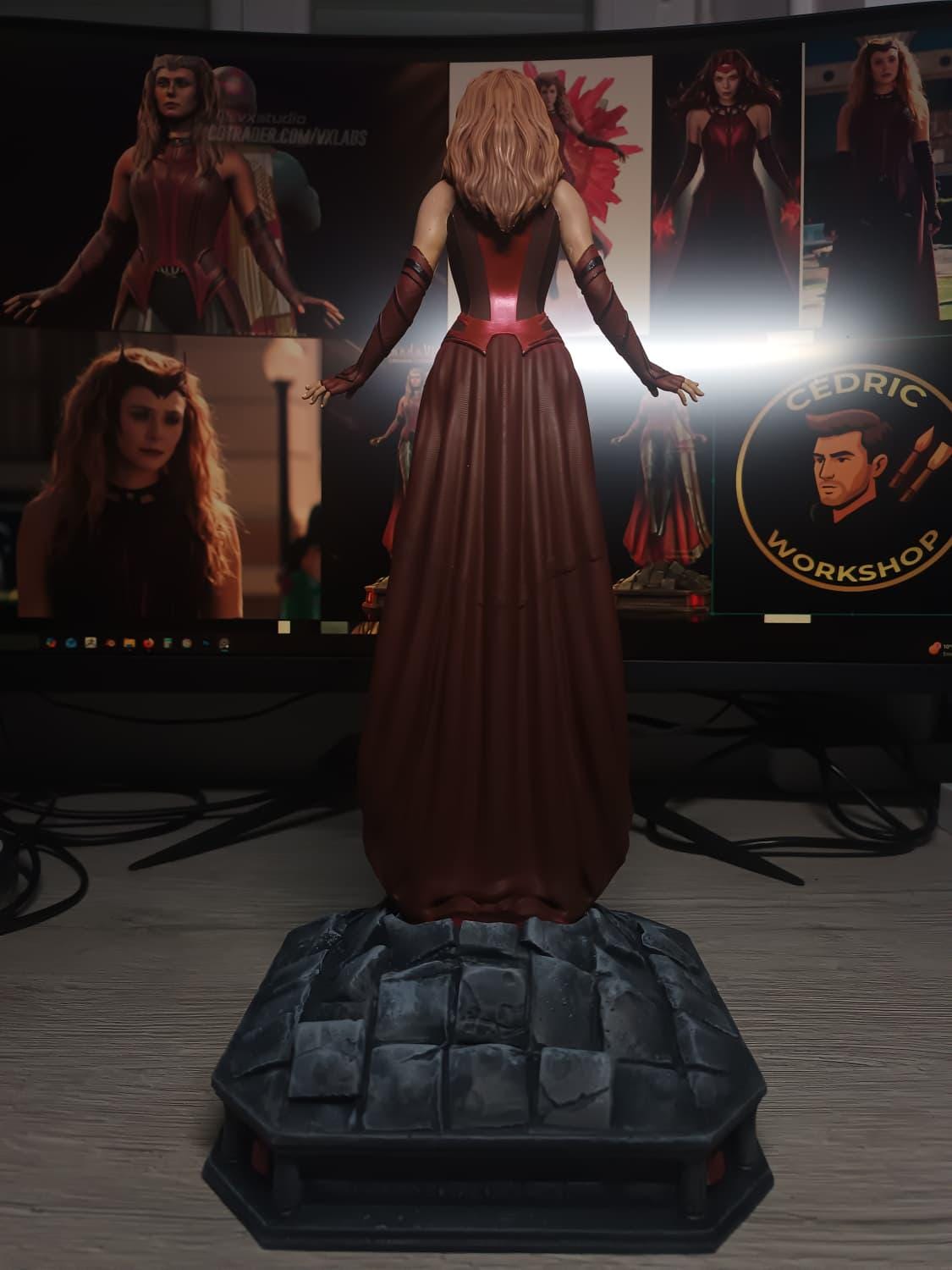 Figurine Scarlet Witch Fan Art - Marvel
