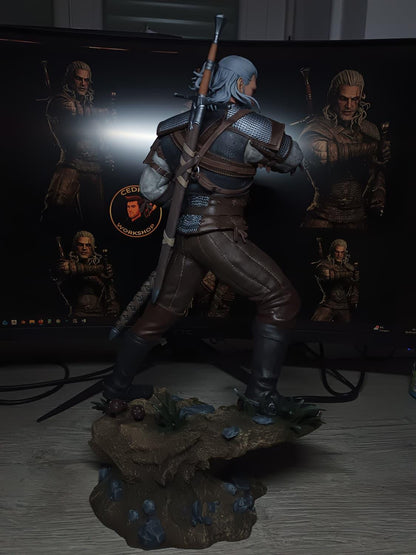 Figurine Geralt de Riv Fan Art - The witcher