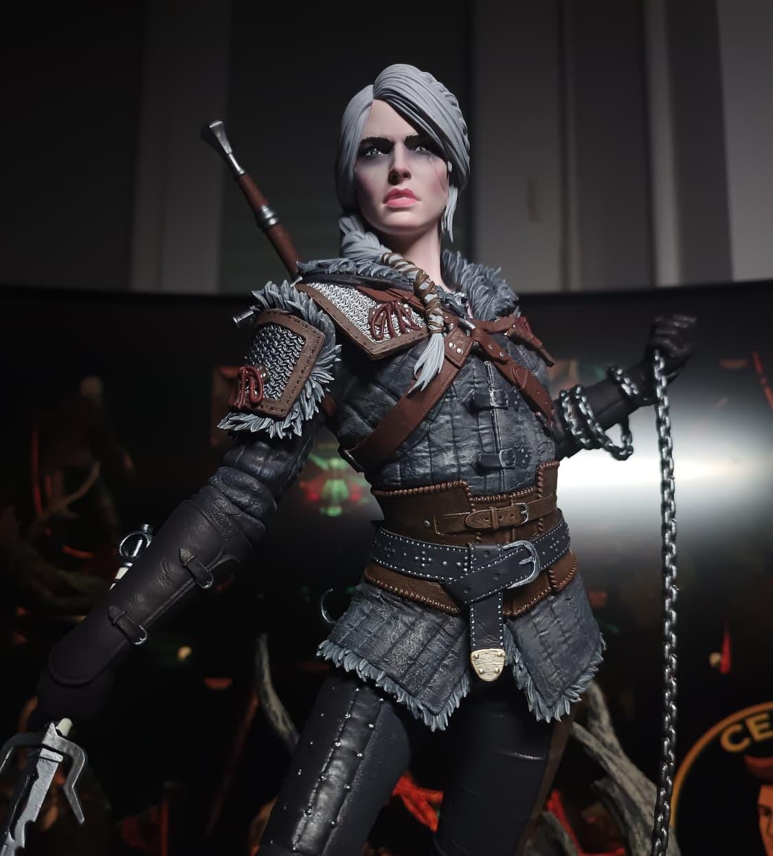 Figurine Ciri Fan Art - The Witcher