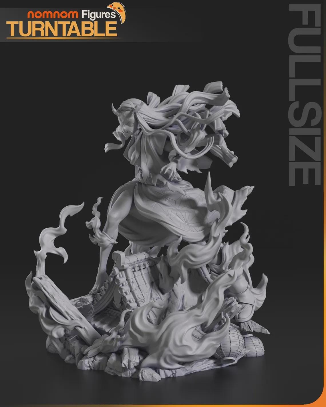 Figurine Nezuko Kamado Fan Art - Demon Slayer