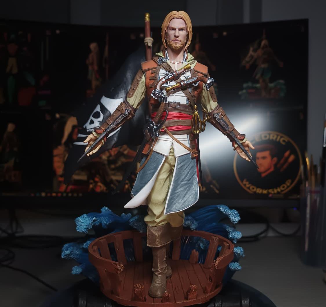 Figurine Edward Kenway Fan Art - Assassin's Creed Black Flag