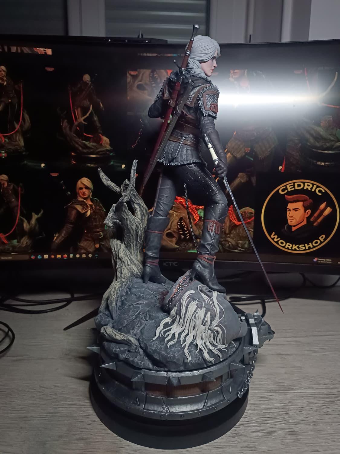 Figurine Ciri Fan Art - The Witcher