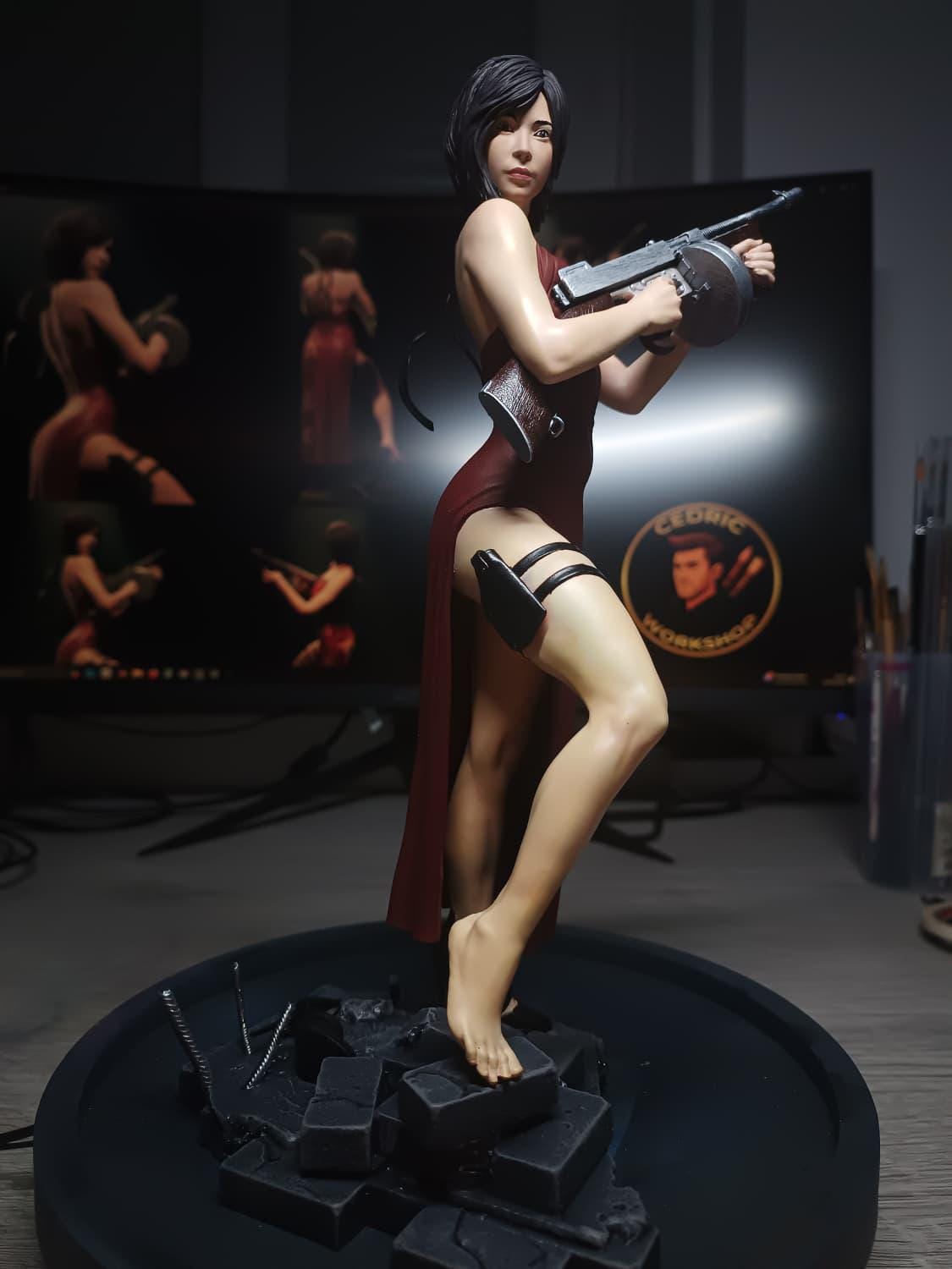 Figurine Ada Wong Fan Art - Resident Evil