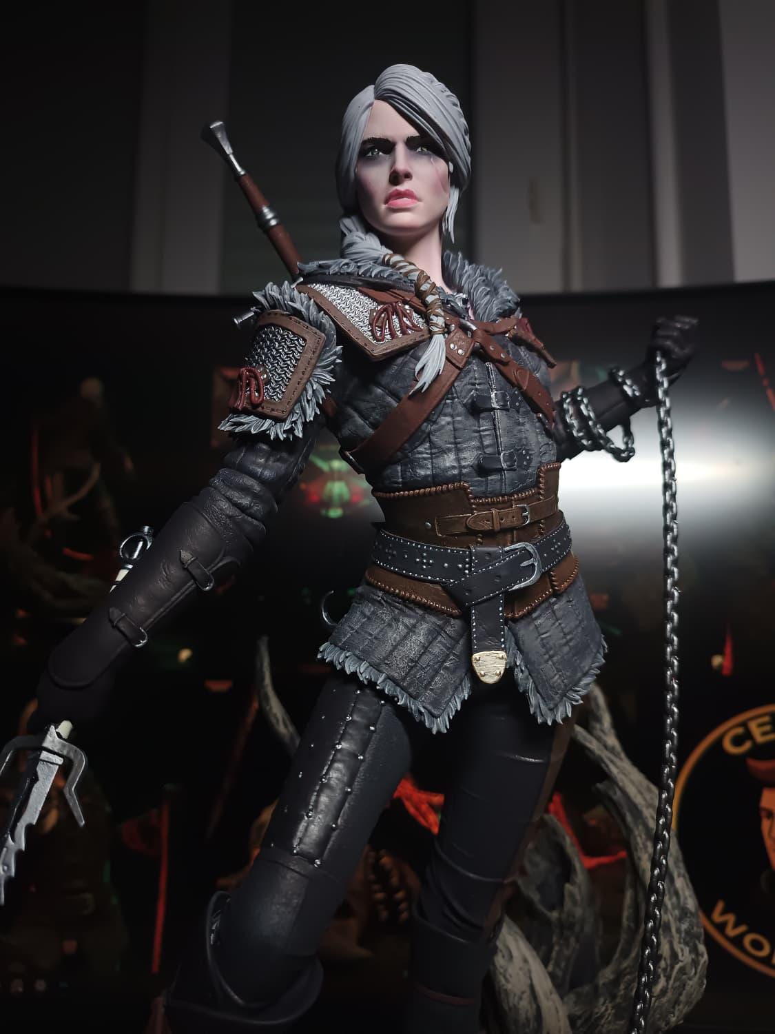 Figurine Ciri Fan Art - The Witcher