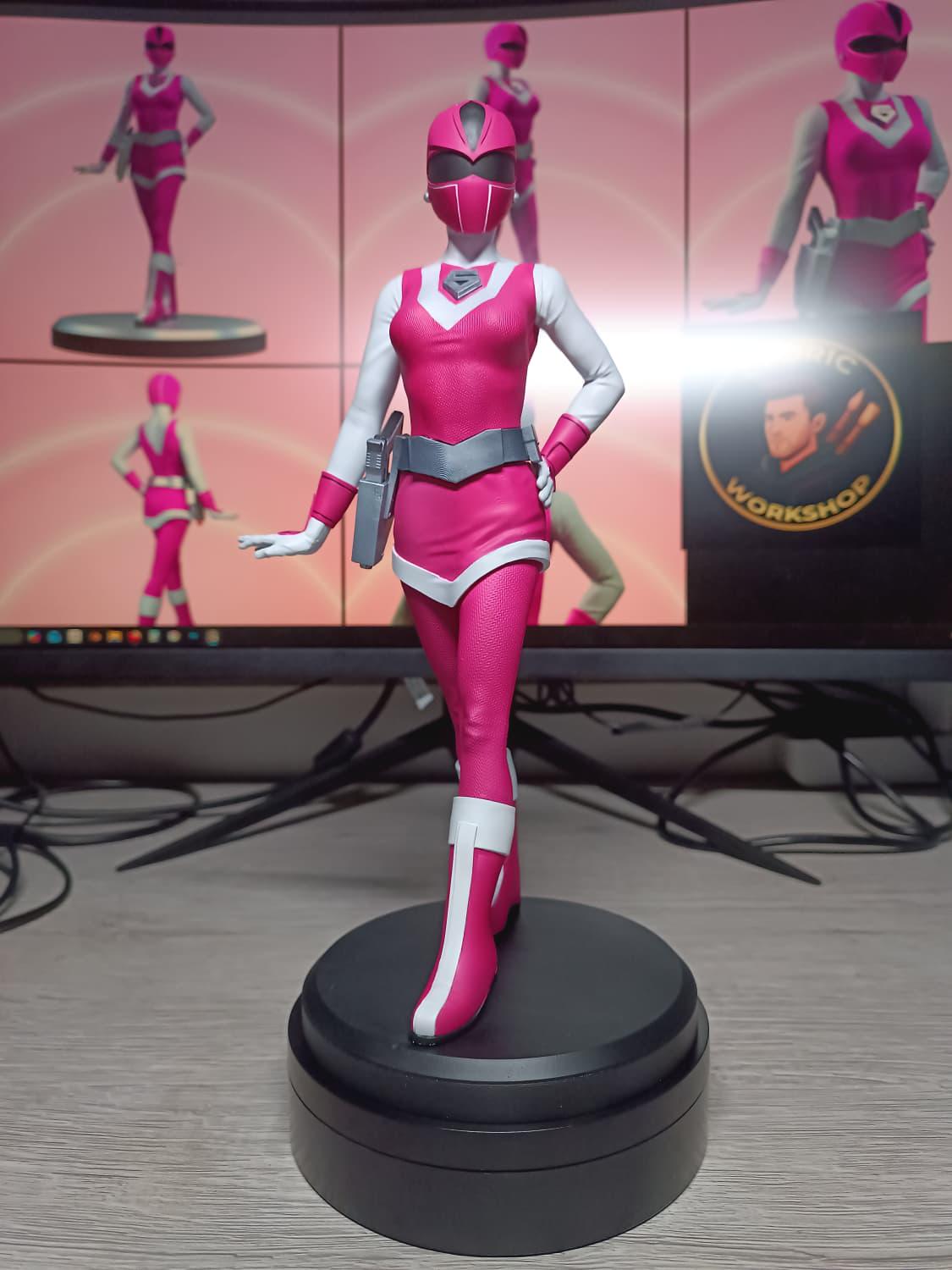 Figurine Maskman Rose Fan Art - Bioman 2