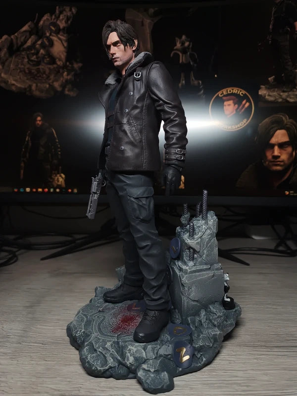 Figurine Leon Kennedy Fan Art - Resident Evil Requiem
