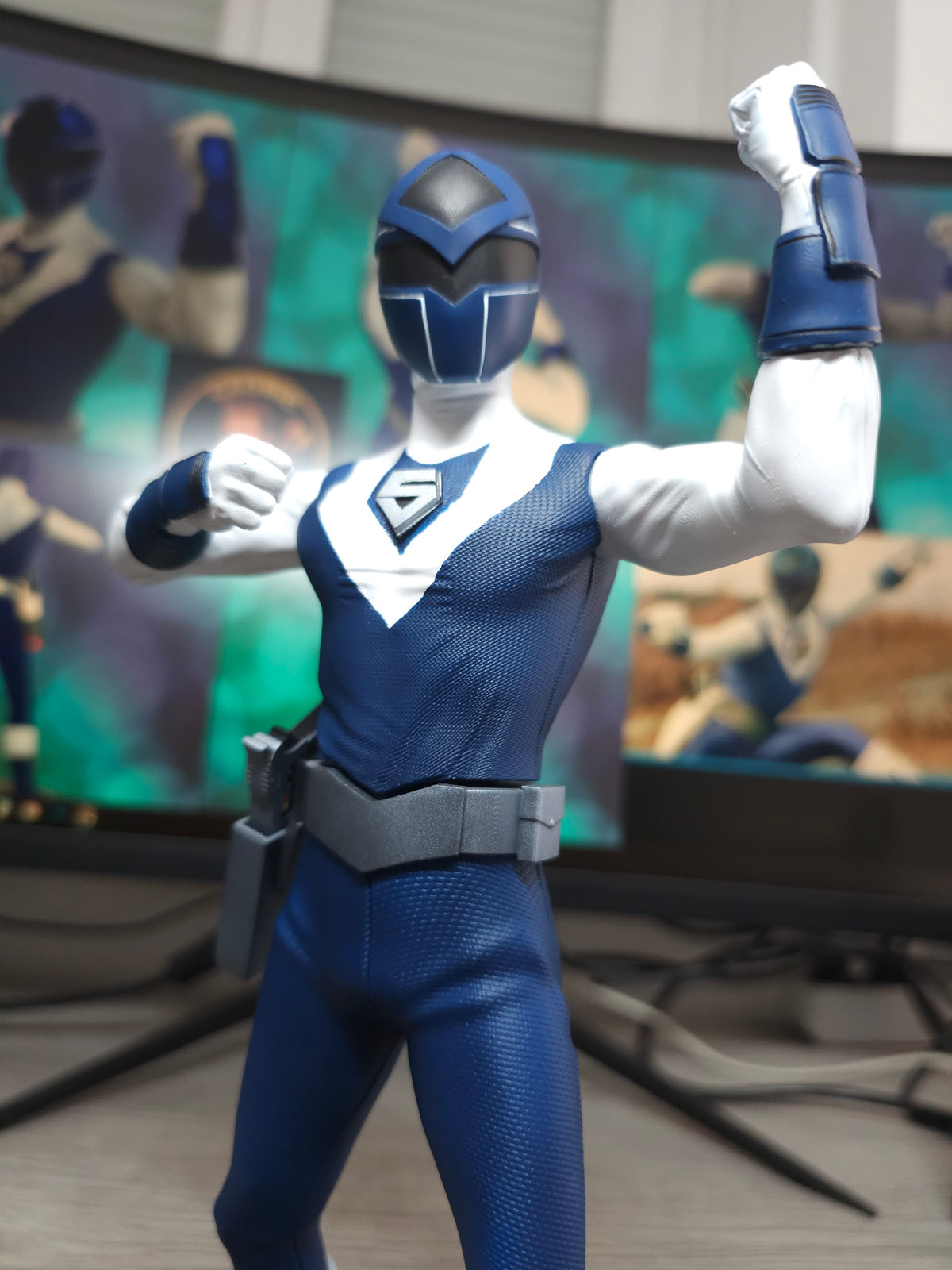 Maskman Blue Fan Art Figure - Bioman 2