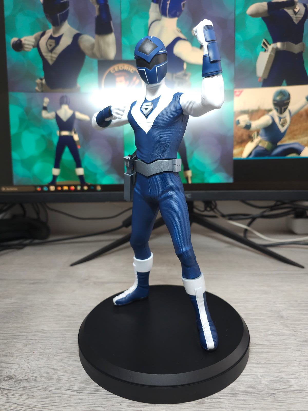 Maskman Blue Fan Art Figure - Bioman 2